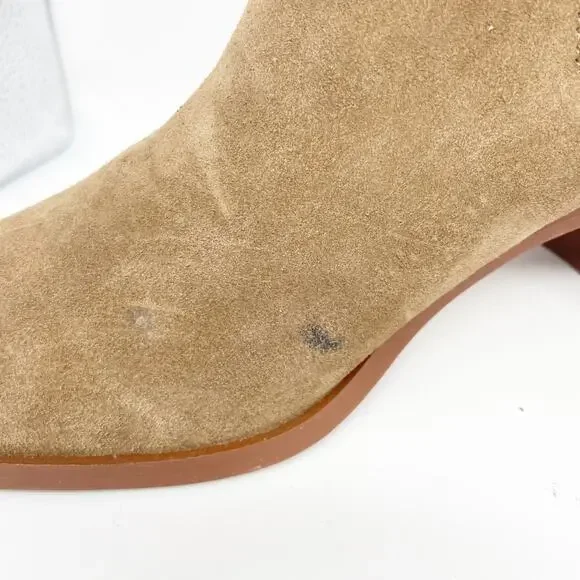 Steve Madden Women's Rhiannon Chelsea Boot Cognac Suede Size 10M - Picture 14 of 15